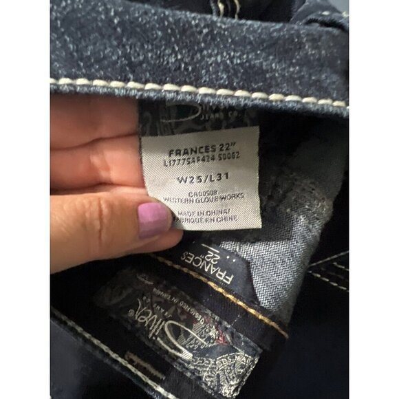 Silver Jeans Co. Frances 22 “ Womens Jeans Sz W25 L 31 - Picture 12 of 13